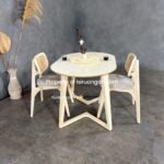 meja makan minimalis orazio oval