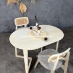 meja makan minimalis orazio oval