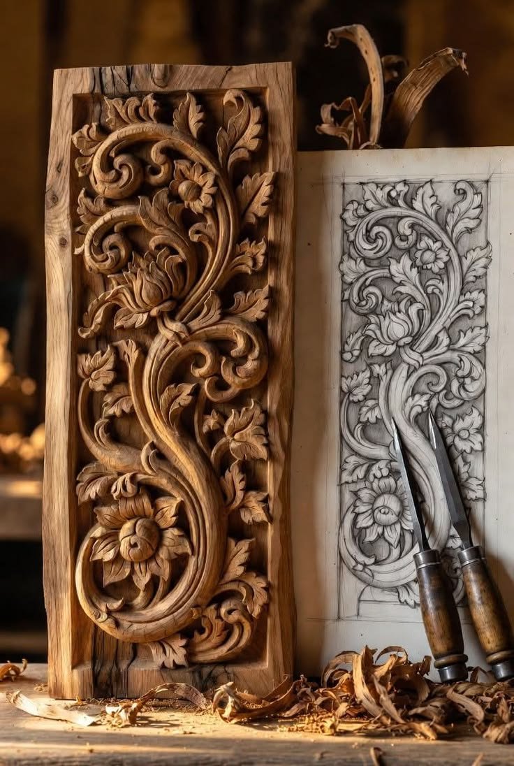 wood carving